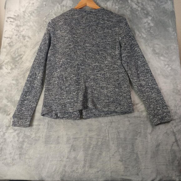 Tur By Vince Camuto Women's S Grey Casual Stretchy Cozy Grunge Sweater‎ Jacket - Picture 3 of 9